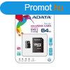 ADATA Memriakrtya MicroSDXC 64GB + Adapter UHS-I CL10 (50/