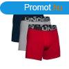 UNDER ARMOUR-UA Charged Cotton 6in 3 Pack-RED Piros S