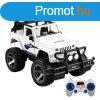 Remote-controlled car 1:12 Double Eagle (white) Jeep (Police