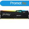 Kingston 8GB DDR5 5200MHz Fury Beast RGB Black