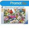 Ravensburger: Puzzle 500 db - Madarak a kertben