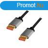 Logilink DisplayPort cable DP/M to DP/M 8K/60Hz alu 2m Black