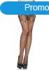  Net garterbelt stockings black O/S 