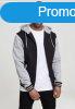 Urban Classics 2-tone Zip Hoody blk/gry