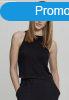 Urban Classics Ladies Rib Turtelneck Cropped Top black