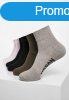 Urban Classics High Sneaker Socks 6-Pack black/white/grey/ol