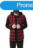 Urban Classics Hooded Checked Flanell Sweat Sleeve Shirt blk