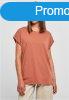 Urban Classics Ladies Extended Shoulder Tee terracotta