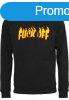 Mr. Tee Fuck Off Flames Hoody black