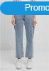 Urban Classics Ladies Cropped Straight Leg Denim Pants tinte