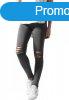 Urban Classics Ladies Cutted Knee Leggings acid black