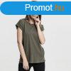 Pl Urban Classics Ladies Extended Shoulder Tee olive