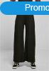 Urban Classics Ladies Rib Jersey Wide Leg Pants black