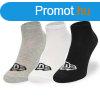 Zokni New Era Flag Flag sneaker 3pack socks White Grey Black