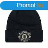 Tli Sapka New Era Manchester United Black Gold Cuff Beanie