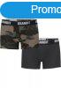 Brandit Boxershorts Logo 2er Pack darkcamo/blk