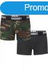 Brandit Boxershorts Logo 2er Pack woodland/black