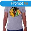 47 Brand Frozen Rope Tee Grey Chicago Blackhawks