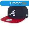 sapka New Era 9Fifty MLB Essential Atlanta Braves Navy Snapb