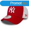 New Era 9Forty Trucker Clean NY Yankees Scarlet Red