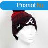 Tli Sapka New Era MLB Sport 2 Cuff Knit Atlanta Braves Blac