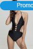 Urban Classics Ladies Lace Up Swimsuit black