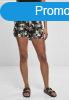 Urban Classics Ladies AOP Viscose Resort Shorts black tropic