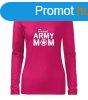 DRAGOWA Slim ni hossz ujj pl army mom, rzsaszn 160g/m