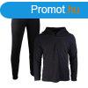 Mil-Tec Thermofleece alsnem, fekete, cipzrral