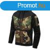 Helikon - Tex ROGUE HOODIE cipzras pulver BLACK/US WOODLAN