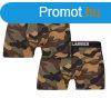 Urban Classics frfi boxer alsnadrg 2-pack, wood camo