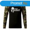 DRAGOWA Fit-T hossz ujj pl spartan army, woodland 160g/m