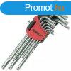 DEDRA Hossz torx kulcsok T10-T50 kszlet 9db CRV