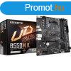 Gigabyte Alaplap - AMD B550M-K AM4 (B550, 4xDDR4 3200MHz, 4x