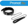  Black Bond Collar with Leash 