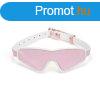  White & Pink Fairy Goat Leather Blindfold 