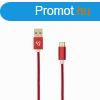 SBOX USB Male -> TYPE-C Male cable 1,5m Red