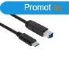 Club3D USB 3.1 Type-C to Type-B cable 1m Black