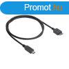 Akyga AK-USB-44 micro USB B 3.0/USB type C cable 1m Black