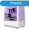 NZXT H5 Flow RGB Tempered Glass White