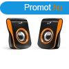 Genius SP-Q180 Speaker Black/Orange