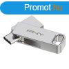 PNY 128GB Duo Link Flash Drive USB3.2 Silver