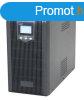 Gembird 2000VA Pure sine wave UPS LCD display USB Black