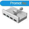 Orico Aluminum Alloy 4 Port USB3.0 Clip-type HUB Silver