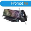 Trust GXT792 Quadrox 4in1 Gamer bundle Black HU