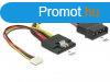 DeLock Power SATA 15 pin receptacle > Molex 4 pin male + 