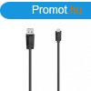 Hama USB 2.0 MicroUSB Adatkbel 3m Black