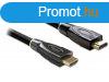 DeLock HDMI + Ethernet male/male sszekt kbel Premium 2m