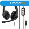 Hama USB-300 headset Black