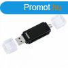 Hama Basic USB2.0 SD/microSD OTG Card Reader Black